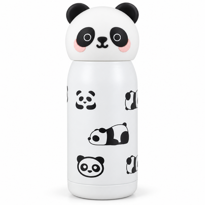 Kids Insulated Hot & Cold Water Bottle – 280 ml | Animal Silicon lids