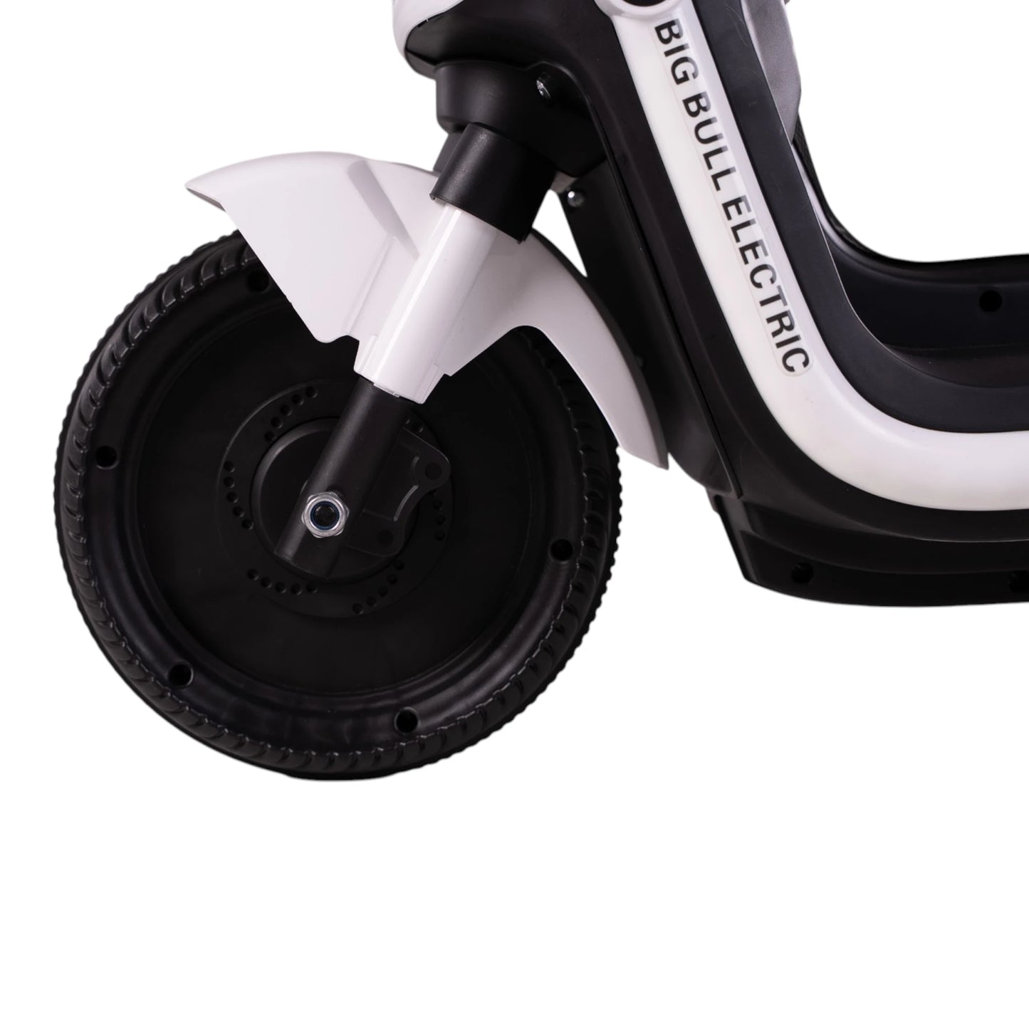 Toy House EV NIU Ride-On Scooter with Trailer for Kids EV06-White - Age 3+