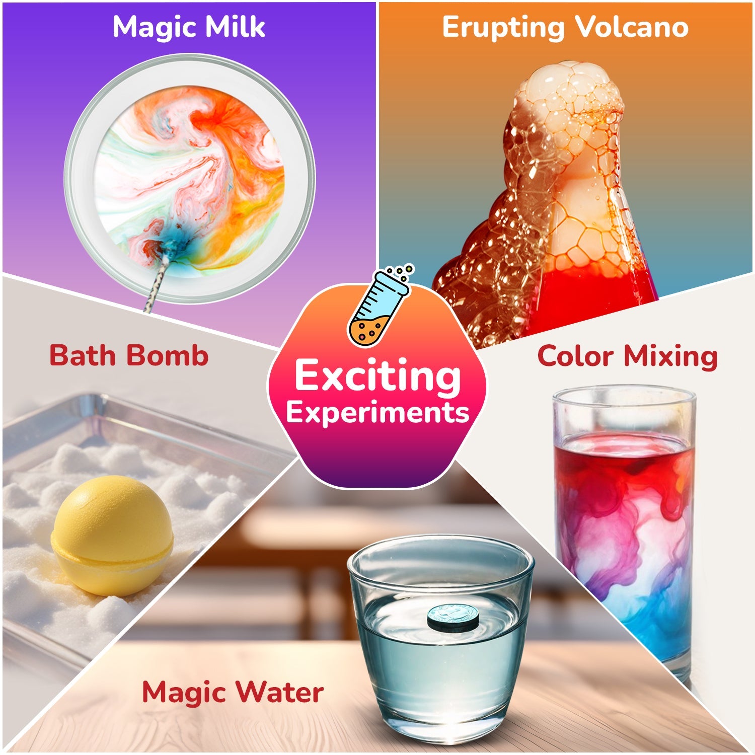 Engaging First Science Kit for Kids 6-14: Fun DIY Experiments & Learning