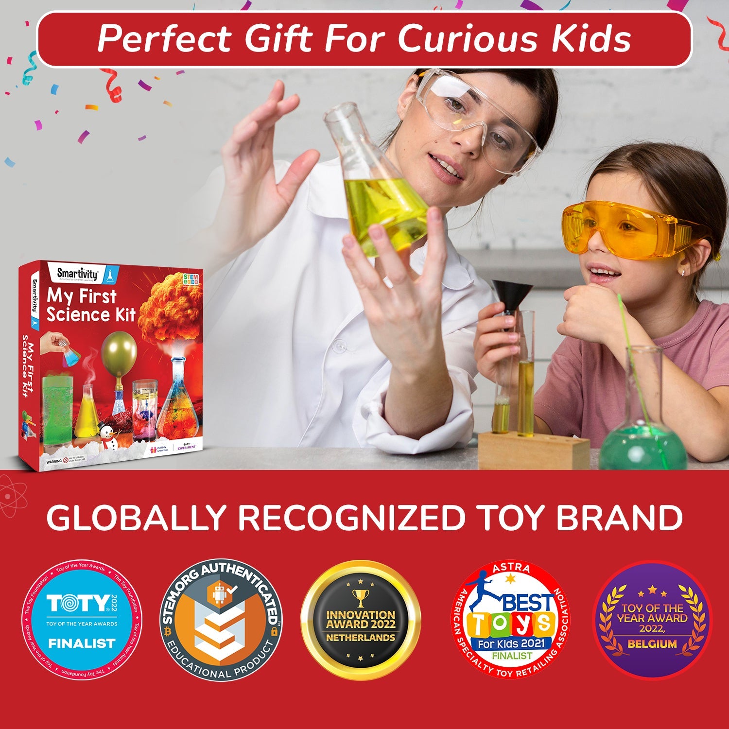 Engaging First Science Kit for Kids 6-14: Fun DIY Experiments & Learning