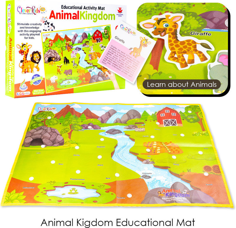 Ratnas Animal Kingdom Educational Activity Mat