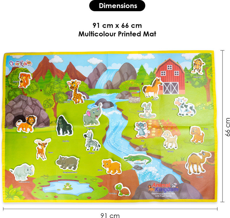 Ratnas Animal Kingdom Educational Activity Mat