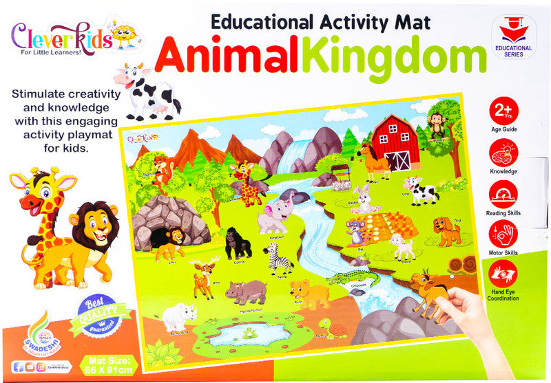 Ratnas Animal Kingdom Educational Activity Mat
