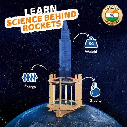 Smartivity Blast-Off Space Rocket DIY STEM Kit for Kids 6+ Educational Toy