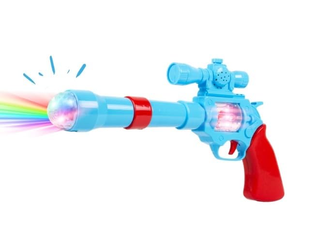 Strike Electric Projection Light and Sound Gun Toy