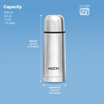 Milton Flip Lid Thermosteel Insulated Water Bottle