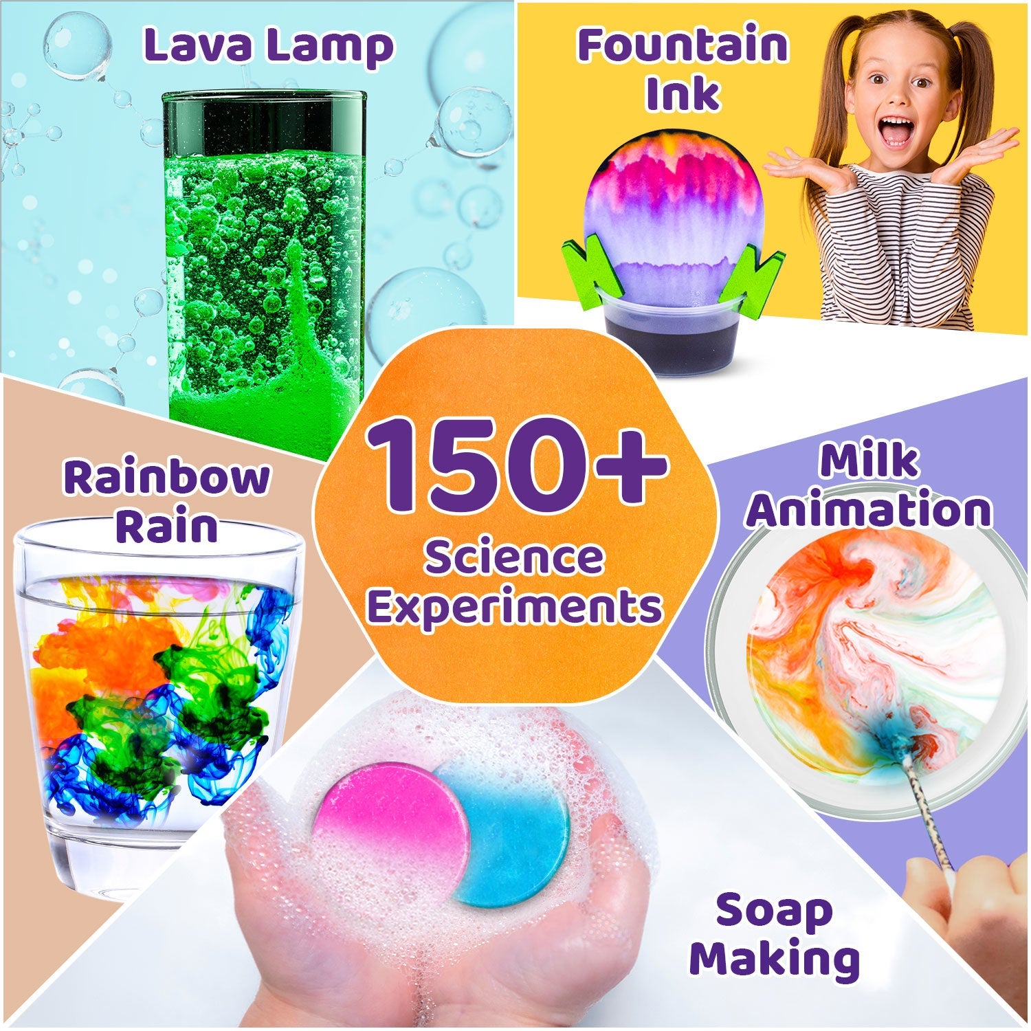 Smartivity Mega Science Kit: 150+ Fun DIY Experiments Ages 6-10