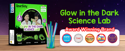 Smartivity Magic Glow-in-the-Dark Science Lab Kit for Kids STEM Experiments