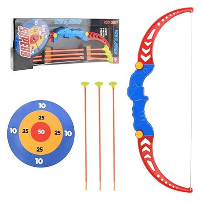 SHAKTISM Archery Set for Kids Target Board Bow and Arrow Toy