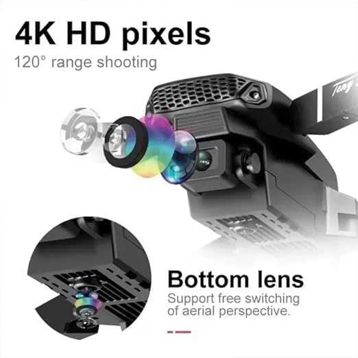 E88 Pro Foldable 4K HD Camera RC Quadcopter Drone Toy