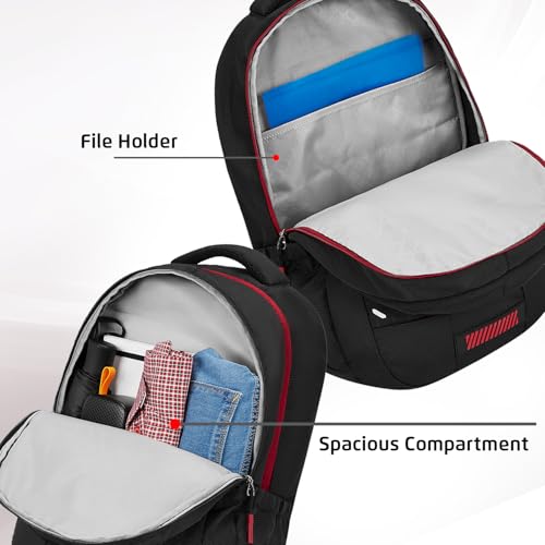 Safari Large 37 L Backpack Bonus 1  (Black) with 1 Year Warranty
