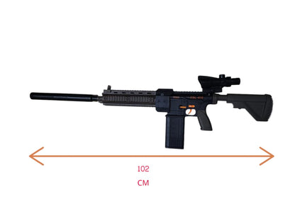 Craft Bay Electric Semi-Auto Foam Blaster Sniper Rifle with Scope, 10 Darts & Magazine