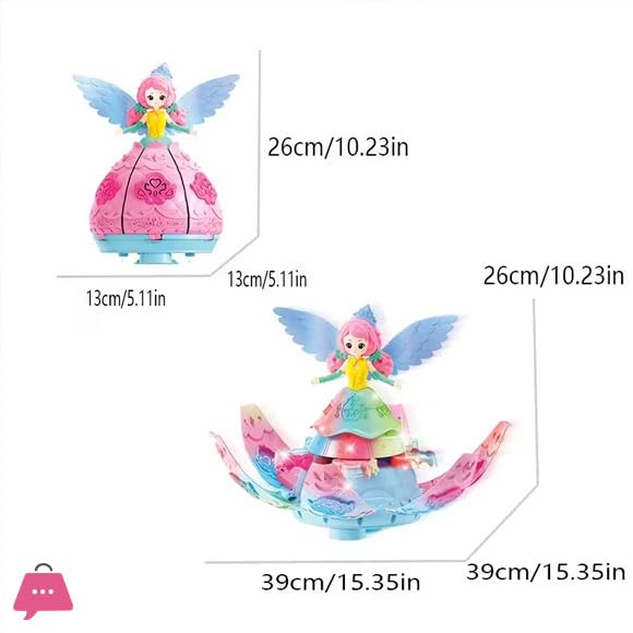 Quasar BT-0056 Musical Dancing Fairy Princess Doll Toy