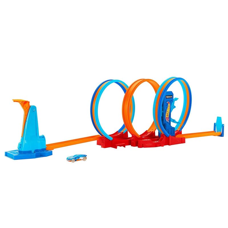 Hot Wheels Ultra Hots Loop Madness Triple Loop Track Set
