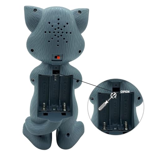 TIPTOP AI Touch Tom Interactive Talking Cat Toy, Electronic Pet with Sound Effects