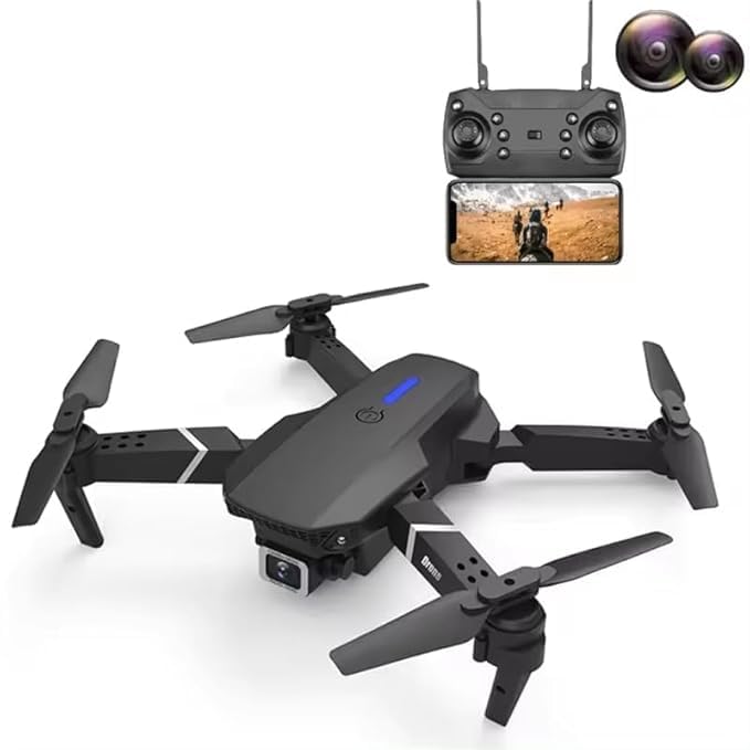 E88 Pro Foldable 4K HD Camera RC Quadcopter Drone Toy