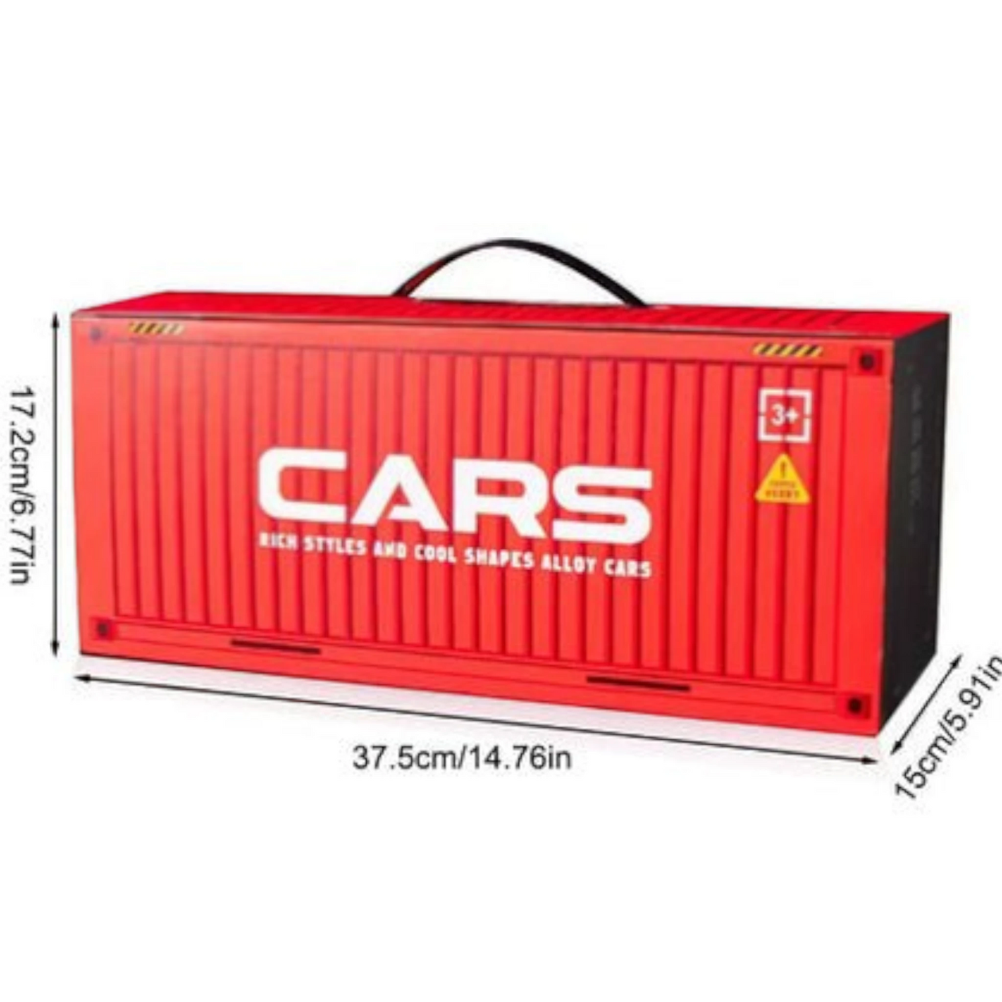 TIPTOP 48pcs Pull Back Cars Set, Alloy Racing Car, Toy Set with Container Storage & Foldable Road Map Play Mat, Friction Powered Vehicles for Kids Boys & Girls