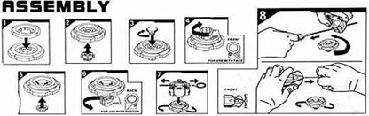 Caught Trendy 4D System Metal Fusion Spinning Beyblade Battle Set for Kids