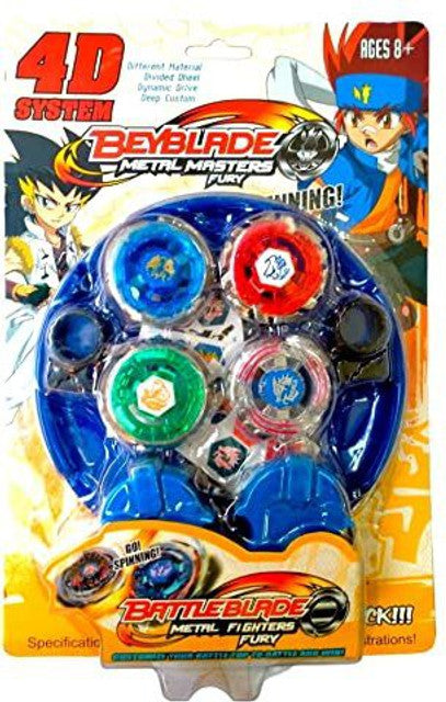 Caught Trendy 4D System Metal Fusion Spinning Beyblade Battle Set for Kids