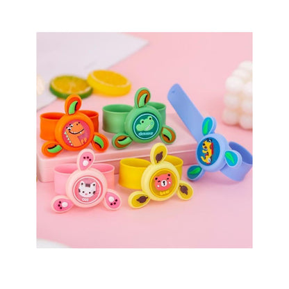Hi5Toys Kids LED Spinner Slap Wrist Band Toy for Fun