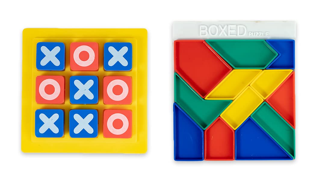 RATNA'S 1912 Mind Challenge 2-in-1 Puzzle Game Toy