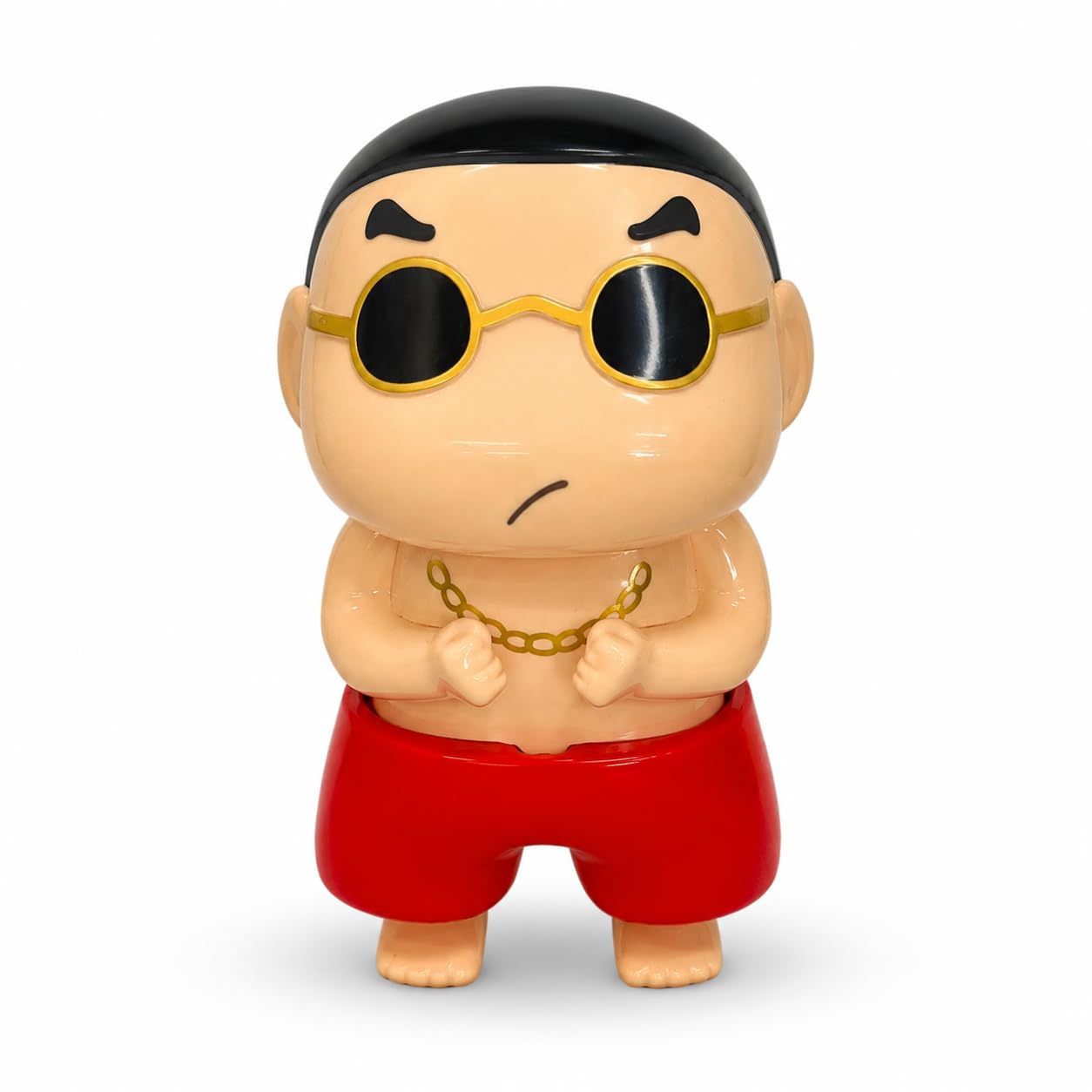 Degomart Shinchan Water Spray Squeeze Prank Toy 4.3in Red