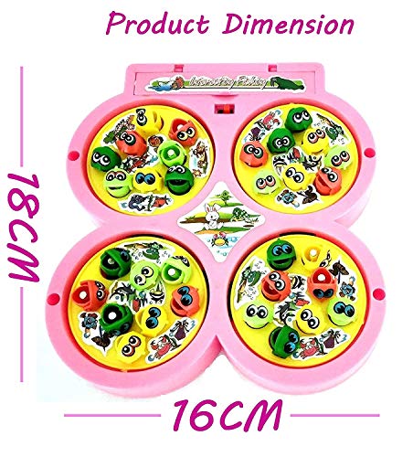 TIPTOP Fishing Catching Game Magnetic, Fish Catching Toy (Assorted Colour)