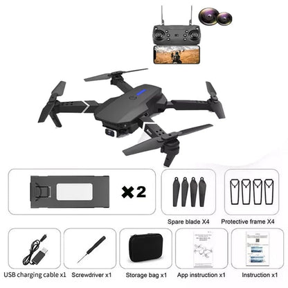 E88 Pro Foldable 4K HD Camera RC Quadcopter Drone Toy