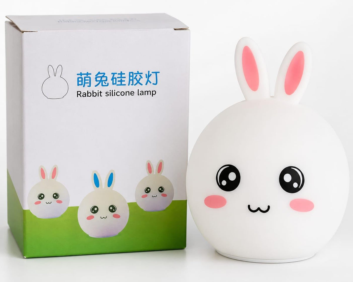 Visionary Enterprise GT-2001 Rabbit Silicone LED Night Lamp Toy