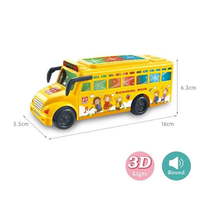 School Bus Toy with Lights and Sound