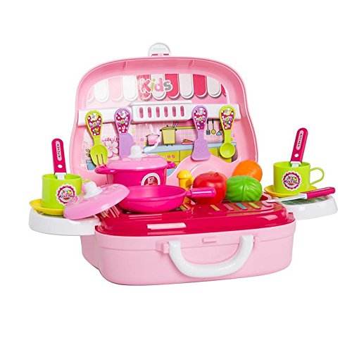 Magicwand 008-915 Carry Along Kitchen Food Pretend Play Set Toy