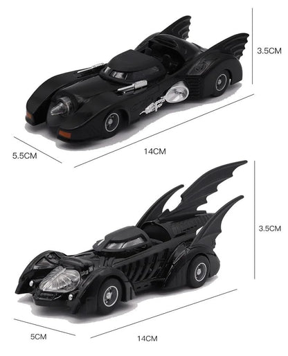 TIPTOP Black Toy Car Super Hero Metal Cars