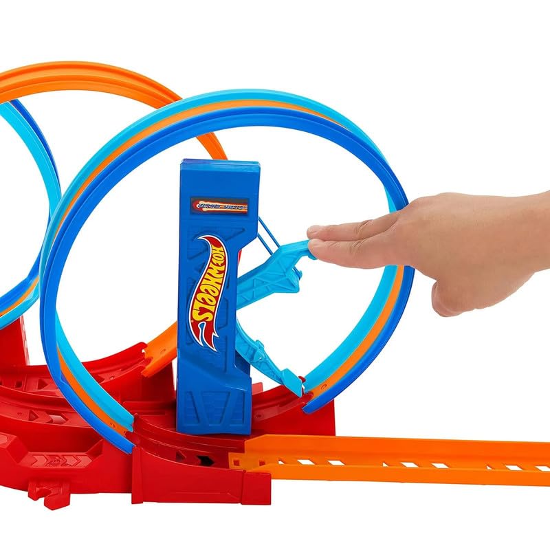 Hot Wheels Ultra Hots Loop Madness Triple Loop Track Set