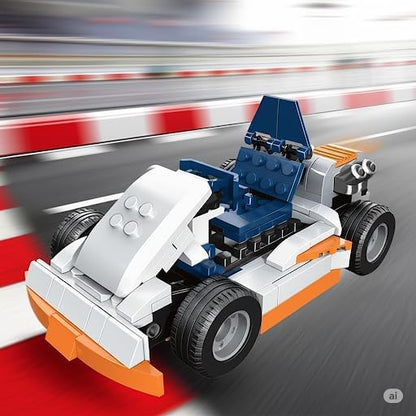 Onecado 5434 10-in-1 Engineering Vehicles Building Blocks Toy