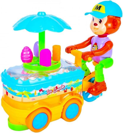 SRISU TRENDZ Ice Cream Truck Musical Monkey Light Toy