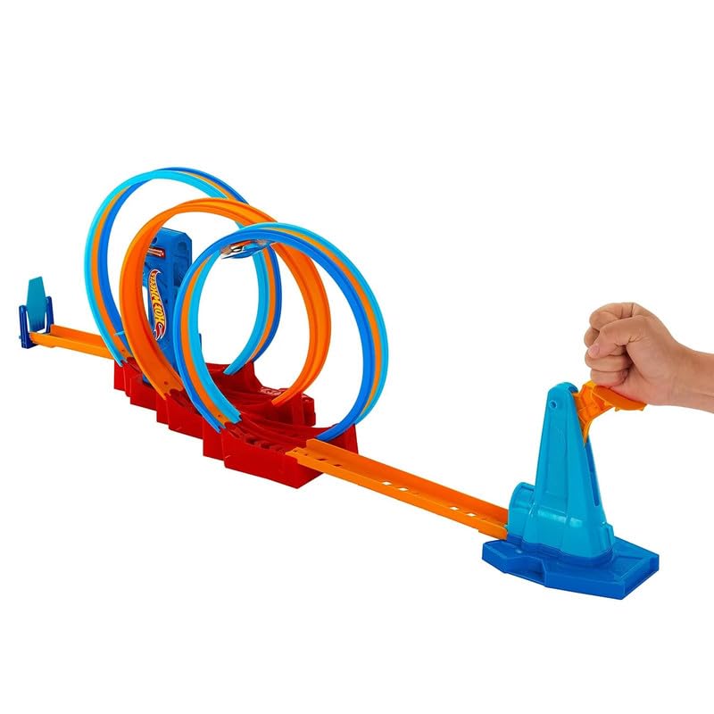 Hot Wheels Ultra Hots Loop Madness Triple Loop Track Set