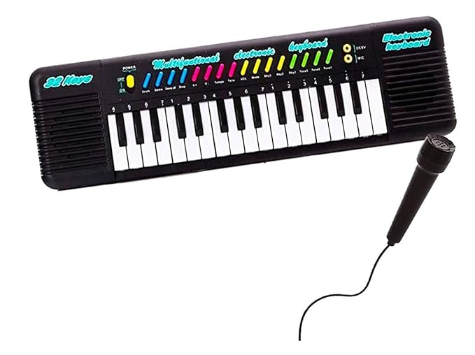 KIVANO 32-Key Kids Electronic Piano Keyboard with Microphone & Fun Effects