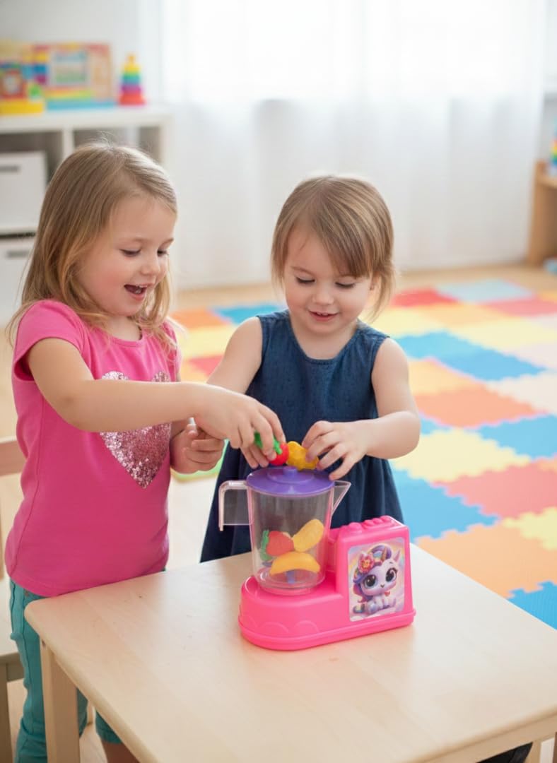 RATNA'S Up-blend-001 Unicorn Kitchen Playset Mixer Toy