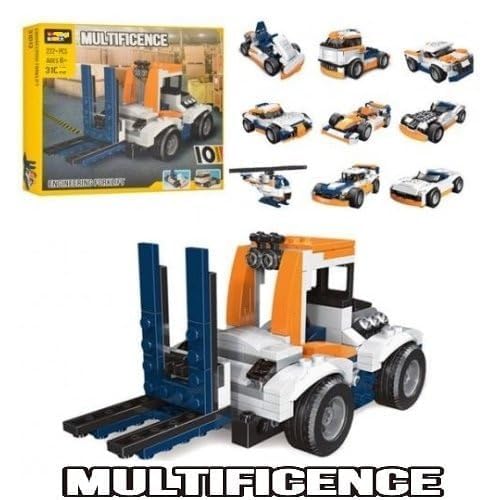 Onecado 5434 10-in-1 Engineering Vehicles Building Blocks Toy