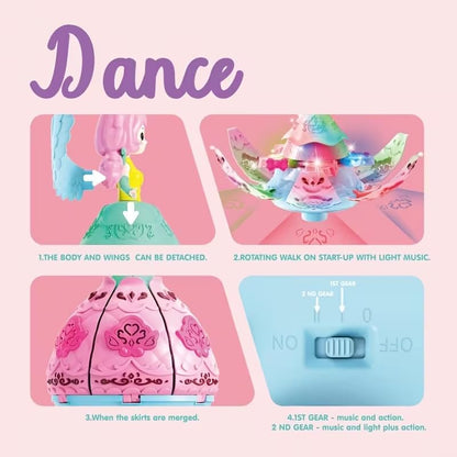 Quasar BT-0056 Musical Dancing Fairy Princess Doll Toy