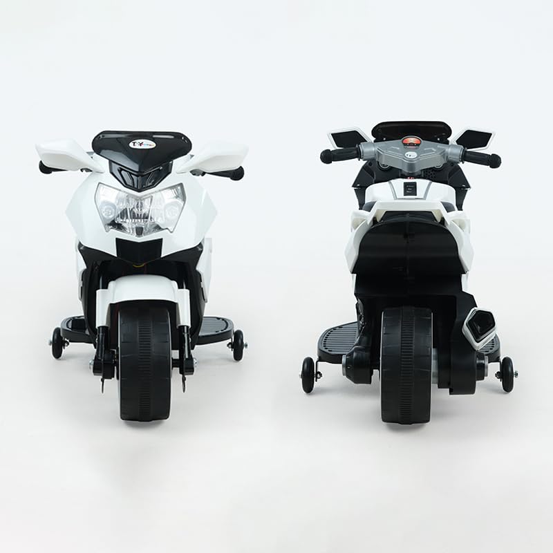 Toy House Mini Ninja Ride-On Bike for Kids - Age 2 to 4 - B005-White