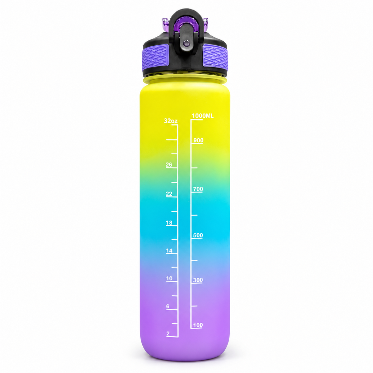 Motivational Water Bottle 1000 ML | BPA-Free with Leak-Proof