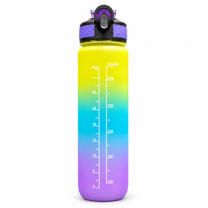 Motivational Water Bottle 1000 ML | BPA-Free with Leak-Proof
