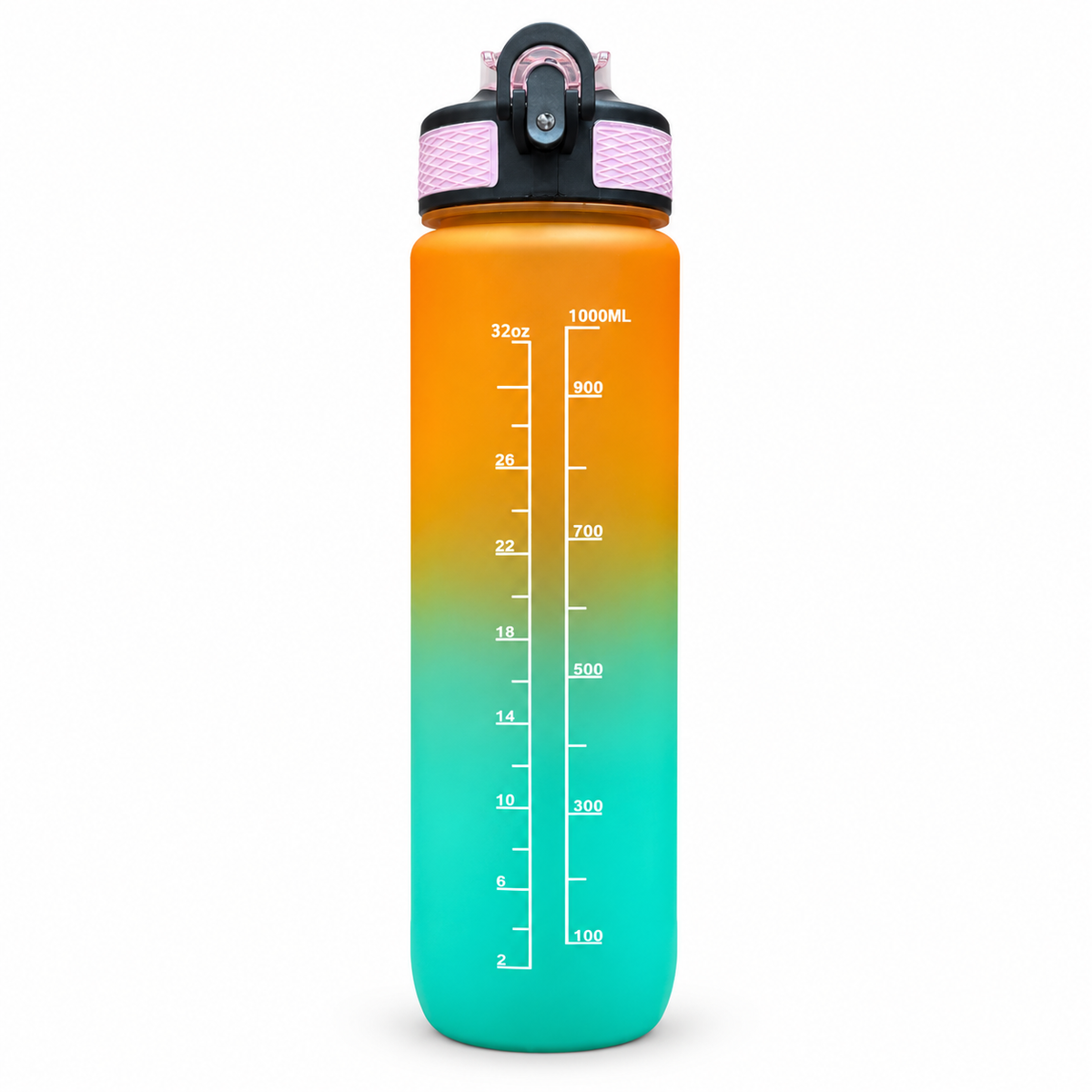 Motivational Water Bottle 1000 ML | BPA-Free with Leak-Proof