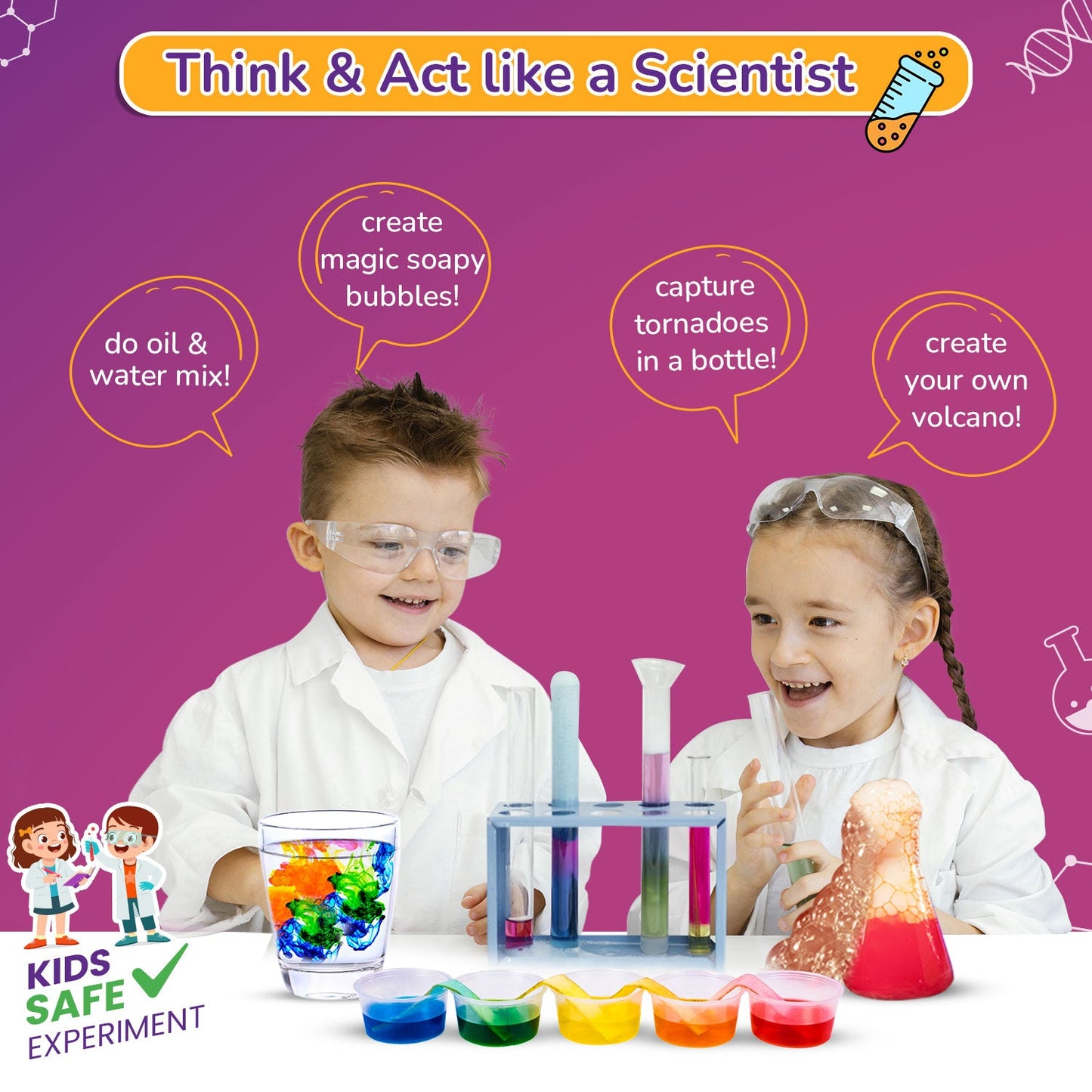 Smartivity Mega Science Kit: 150+ Fun DIY Experiments Ages 6-10