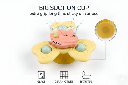 Baby Spinner Rattle Suction Toy Set