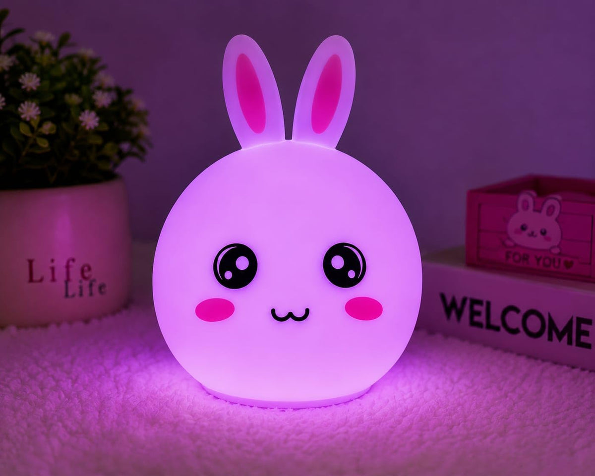 Visionary Enterprise GT-2001 Rabbit Silicone LED Night Lamp Toy