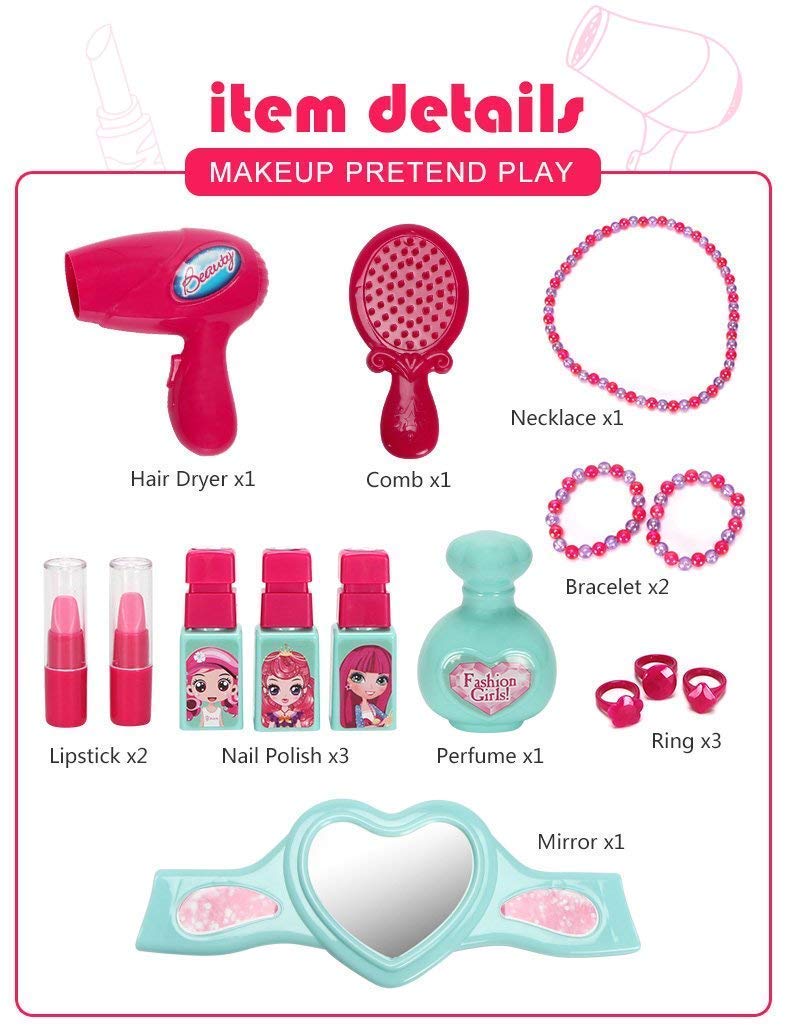 OCTRA MakeUpSet01 Kids Beauty Makeup Pretend Play Toy