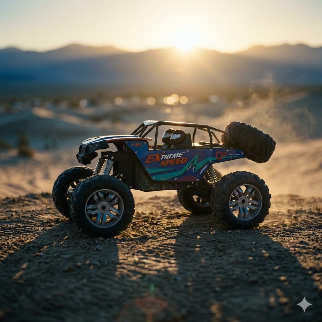 Kridaraa Rounds Car 4 Remote Control Off-Road Crawler Toy