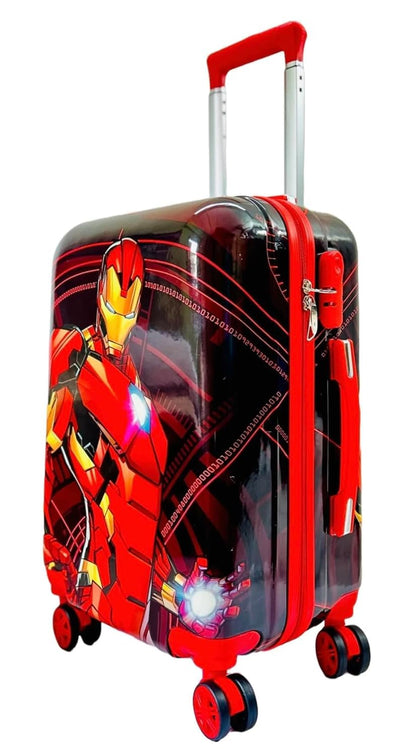 ADSON Iron Man 16-Inch Hardsided Kids Trolley Luggage with 360° Spinner Wheels